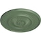 Ekena Millwork Large Floral Ceiling Medallion, Hand-Painted Athenian Green, 41 1/8"OD x 2 1/2"P CM41FLAGF - alternate 3